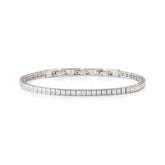 Nomination DAYTONIGHT Tennis-Armband aus 925er Silber, mit Cubic Zirkonia (3,5 mm) besetzt (010_WEISS)